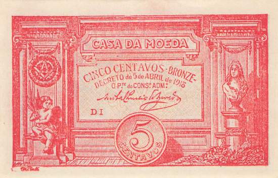 5 Centavos 5.4.1918